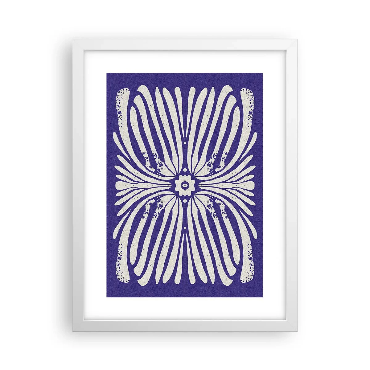 Affiche dans un cadre blanc - Poster - Inspirations ethniques - 30x40 cm