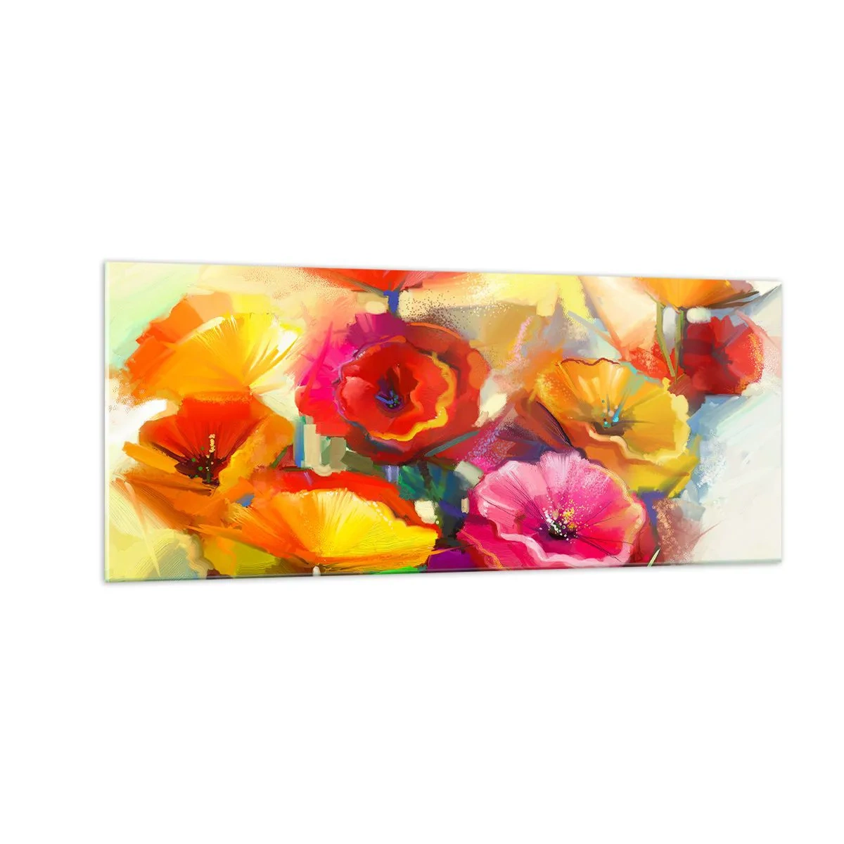 Impression sur verre - Image sur verre - Pas seulement rouge - 100x40 cm