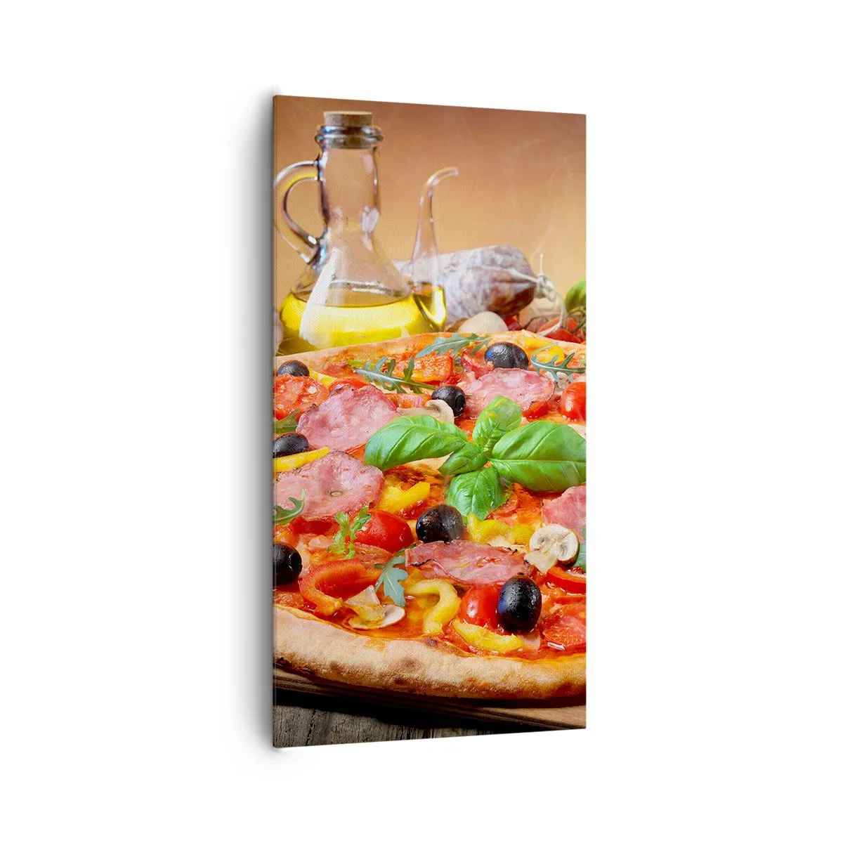 Impression sur toile - Image sur toile - Avec une vraie saveur italienne - 65x120 cm