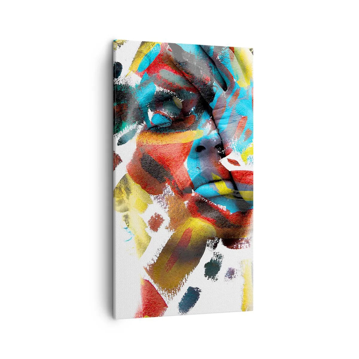 Impression sur toile - Image sur toile - Personnalité colorée - 45x80 cm