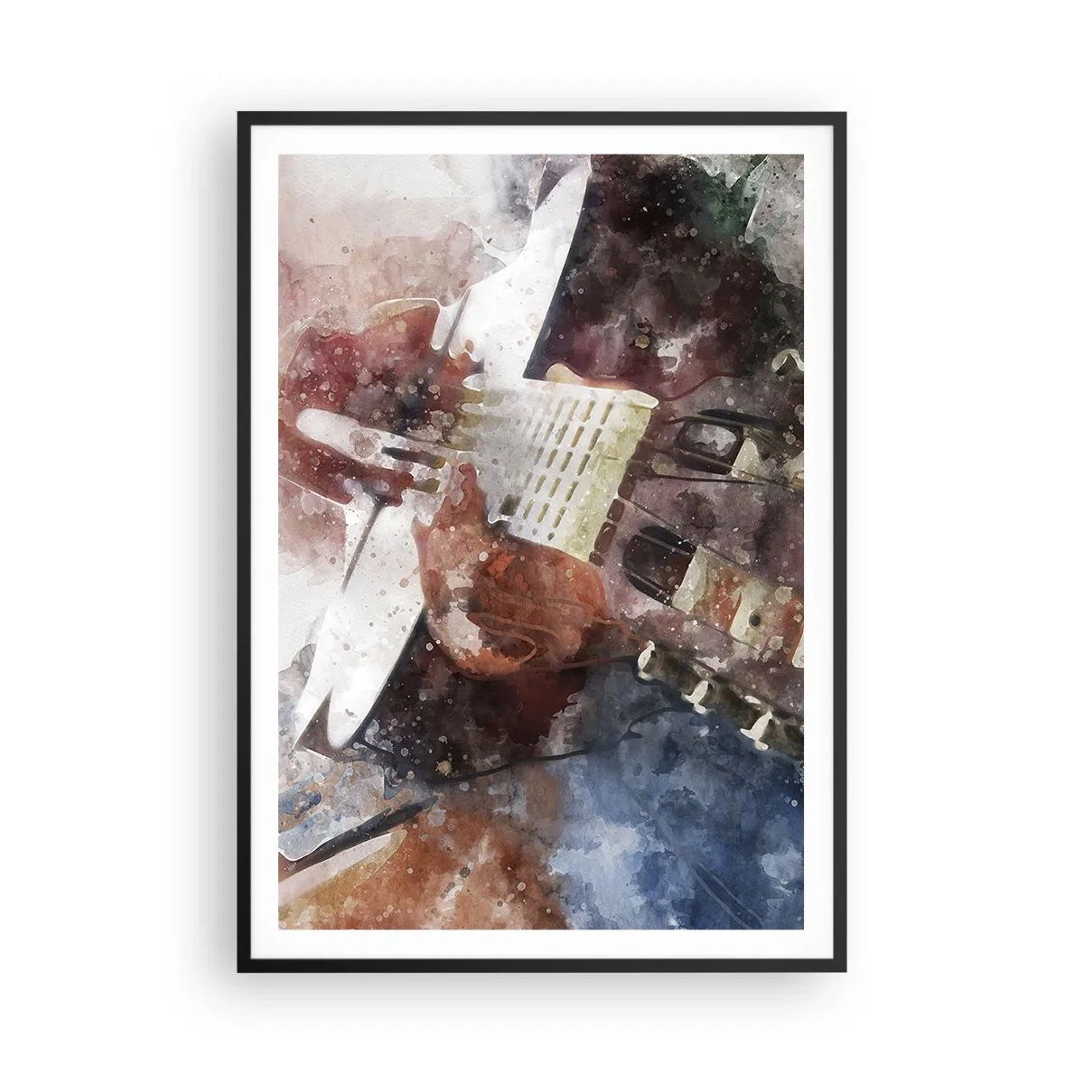 Affiche dans un cadre noir - Poster - Et qu'en pensez-vous ? - 70x100 cm