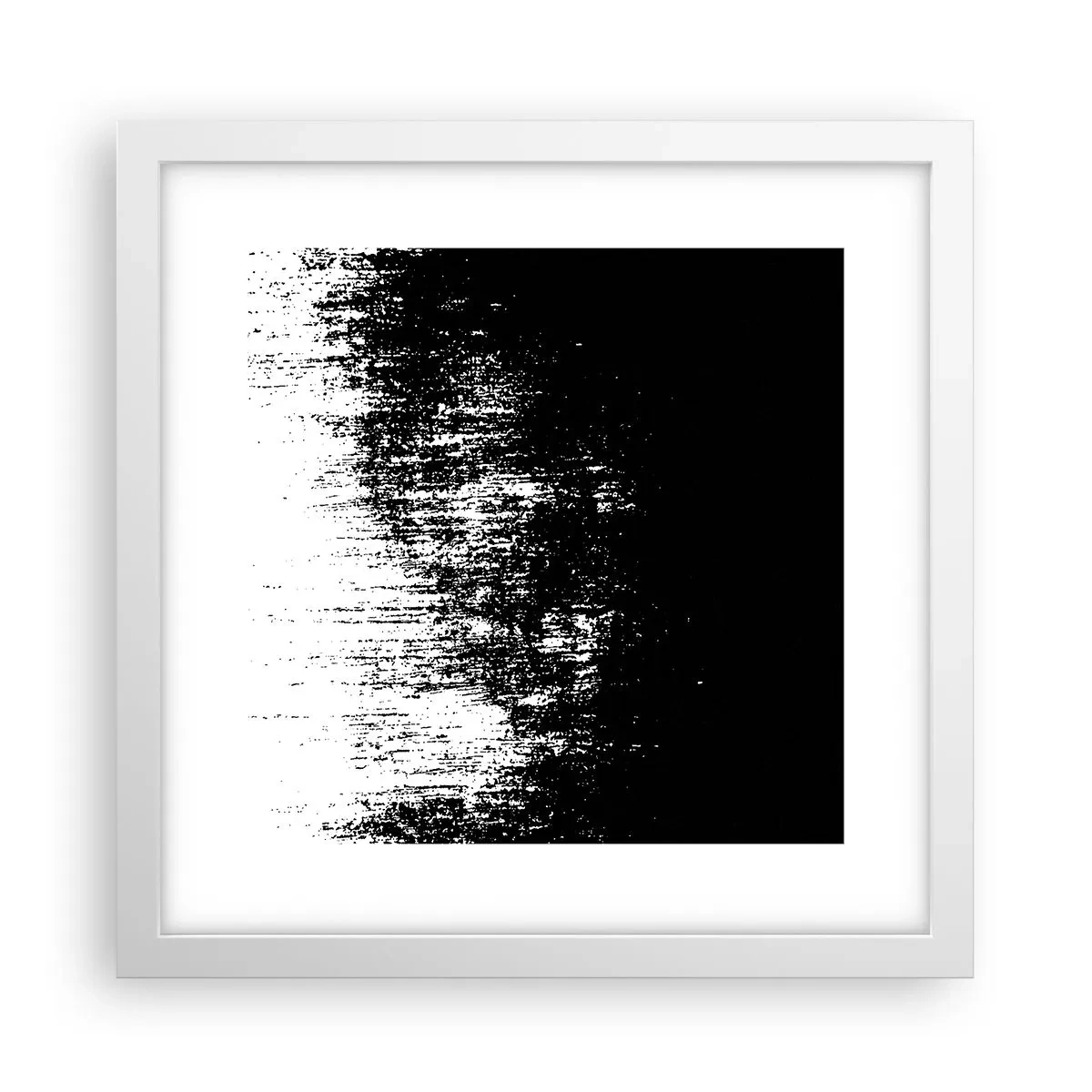 Affiche dans un cadre blanc - Poster - Et le gagnant est ... - 30x30 cm