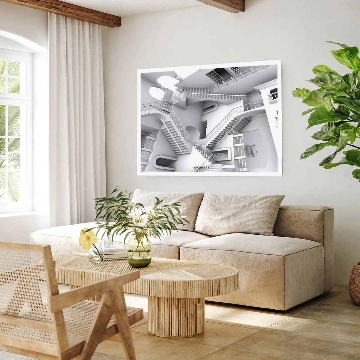 Affiche - Poster - Paradoxes spatiaux - 50x40 cm