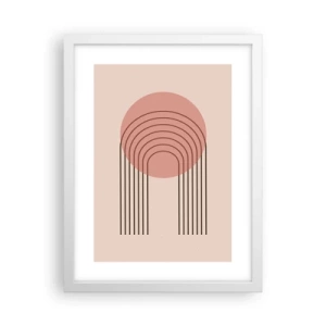 Affiche dans un cadre blanc - Poster - Attraction irrésistible - 30x40 cm