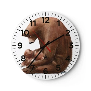 Horloge murale - Pendule murale - Faites de beaux rêves les enfants - 30x30 cm