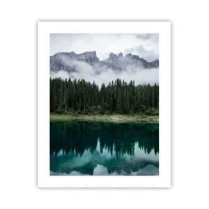 Affiche - Poster - Chut, chut, ne réveillons pas l'eau qui dort - 40x50 cm