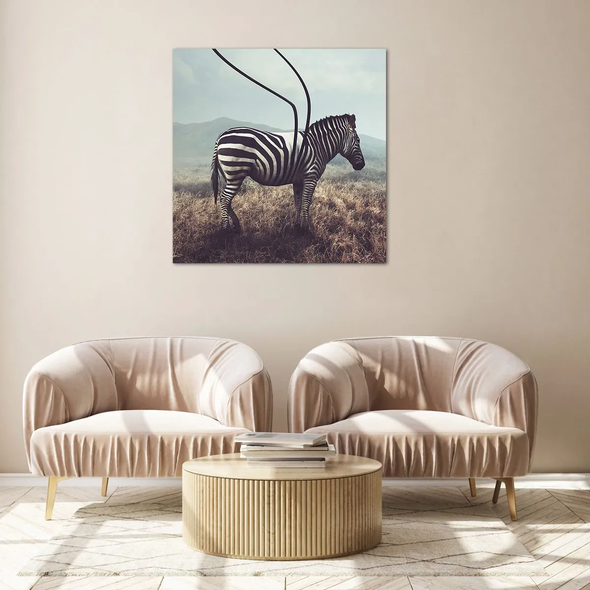 Impression sur verre - Image sur verre - Attention! Malfaçon - 60x60 cm