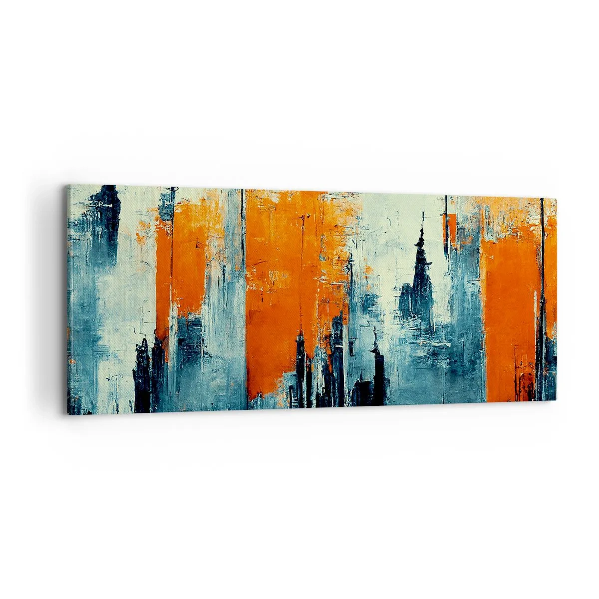 Impression sur toile - Image sur toile - Paysage moderne - 100x40 cm