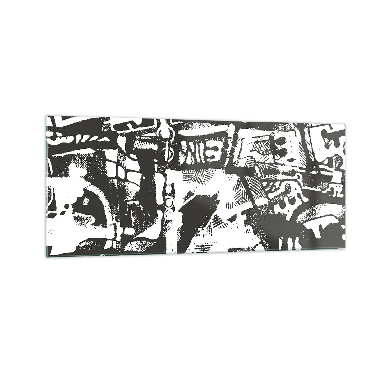 Impression sur verre - Image sur verre - Ordre ou chaos? - 100x40 cm