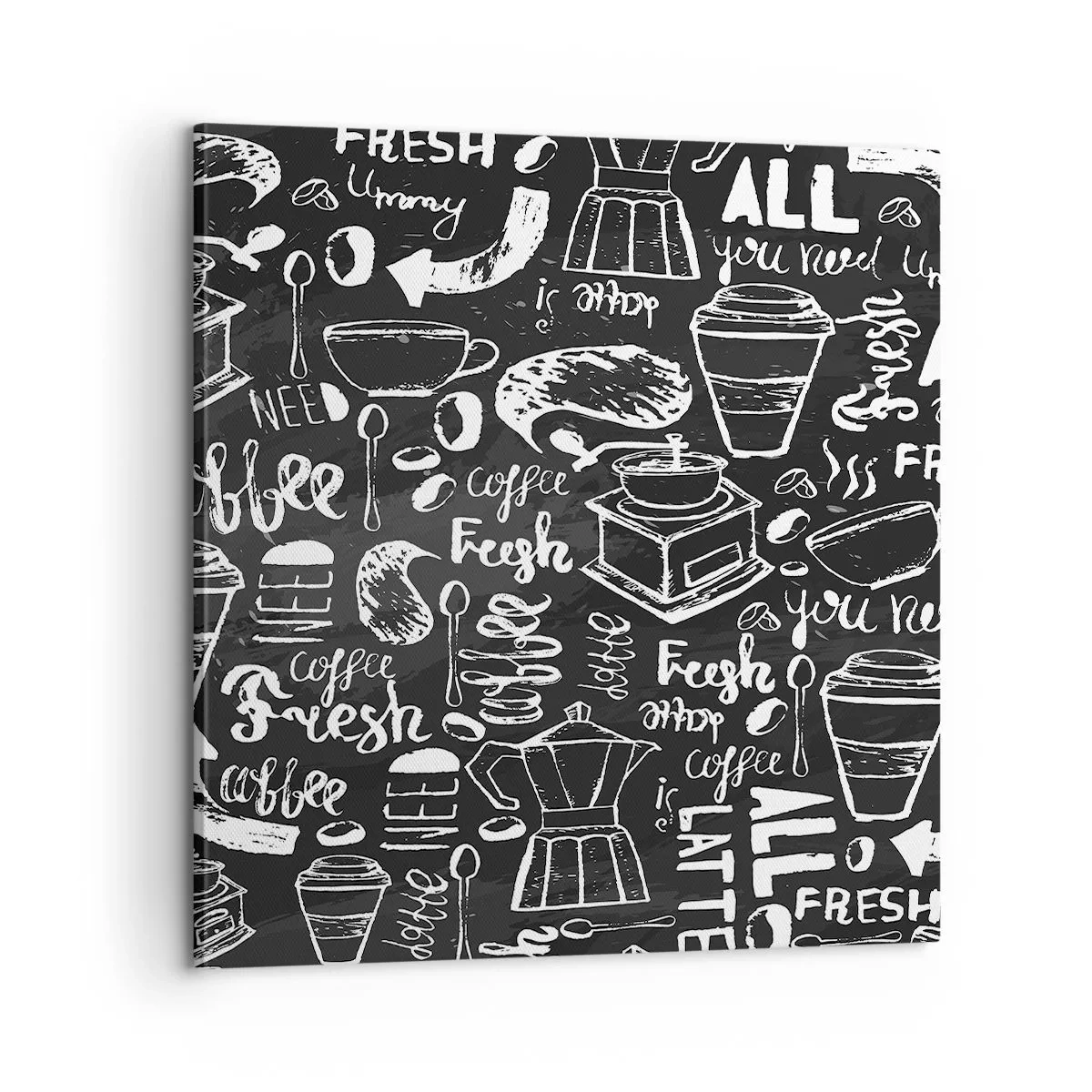 Impression sur toile - Image sur toile - Tout ce dont tu as besoin c'est… - 60x60 cm