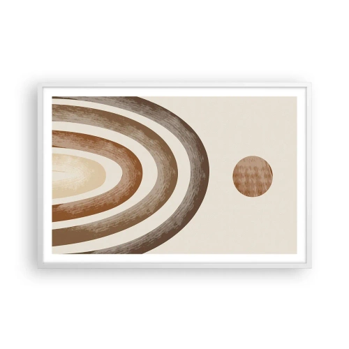 Affiche dans un cadre blanc - Poster - Dans une galaxie lointaine - 91x61 cm