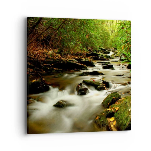 Impression sur toile - Image sur toile - Comme de l'argent liquide - 40x40 cm