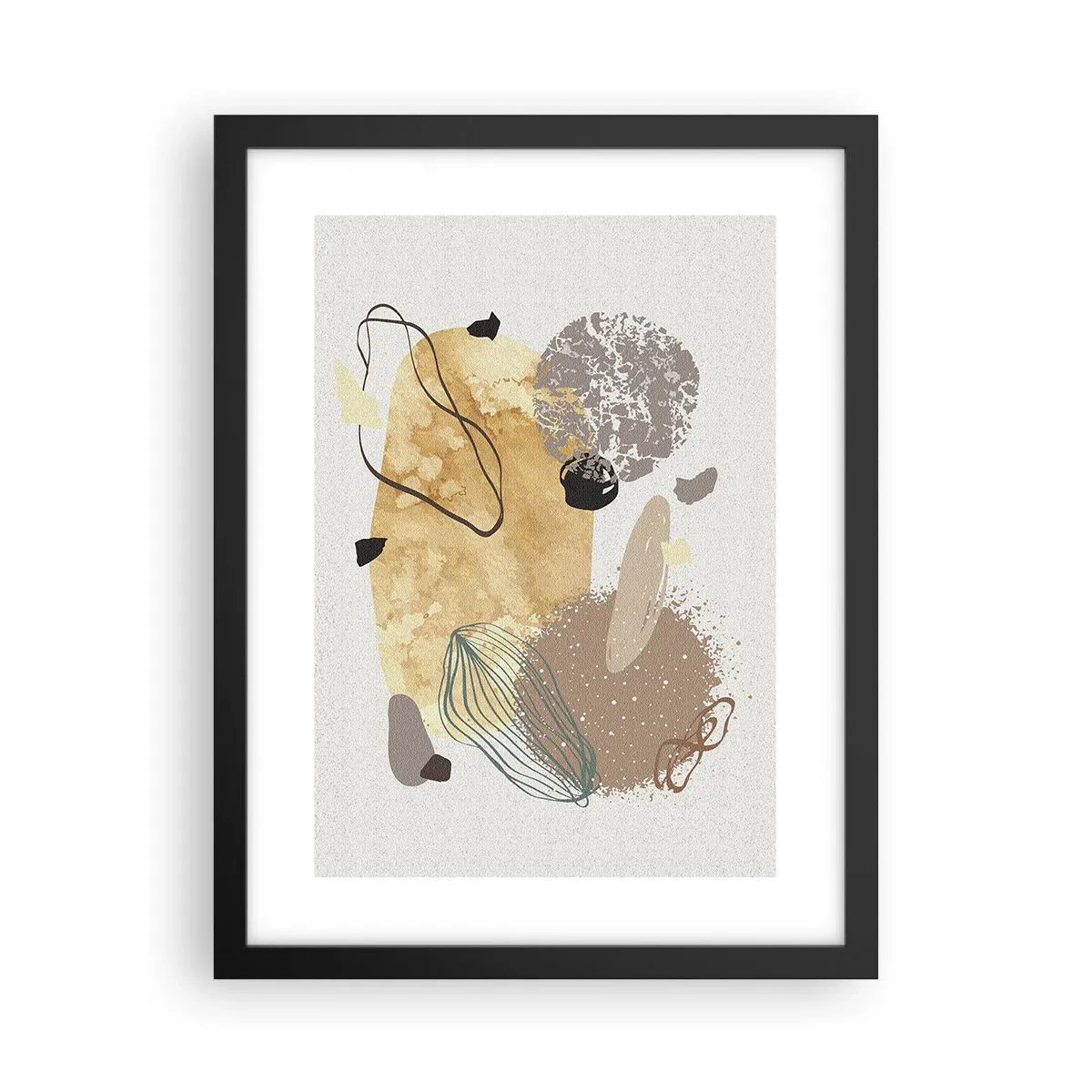 Affiche dans un cadre noir - Poster - Plumcologie appliquée - 30x40 cm