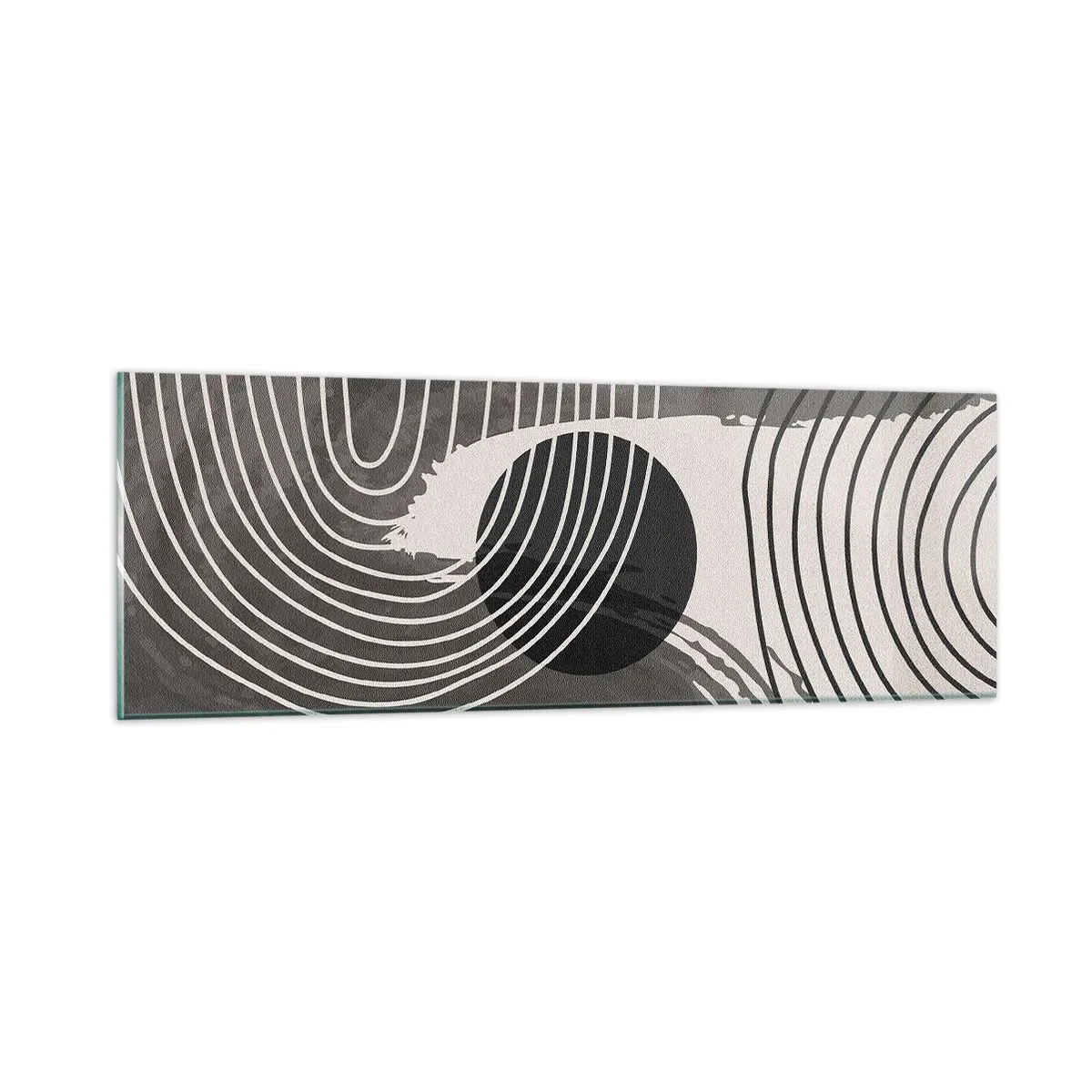 Impression sur verre - Image sur verre - L'ovale gagne - 90x30 cm