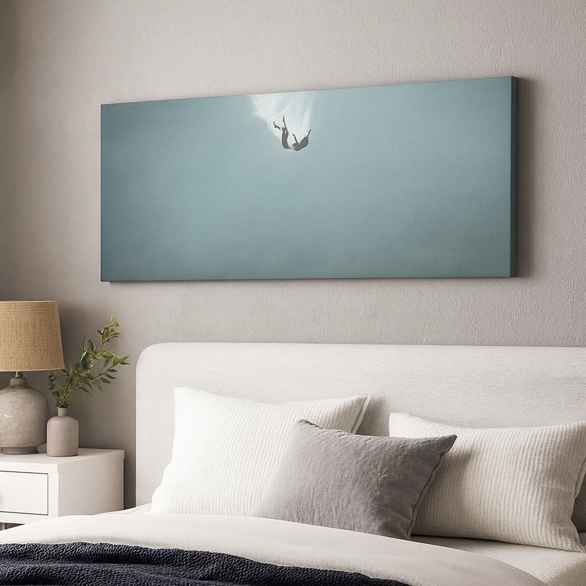 Impression sur toile - Image sur toile - Dans les bras de l'océan - 30x30 cm