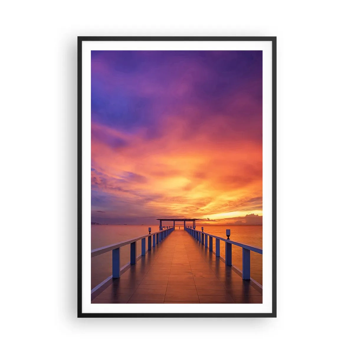 Affiche dans un cadre noir - Poster - Sans fin - 70x100 cm