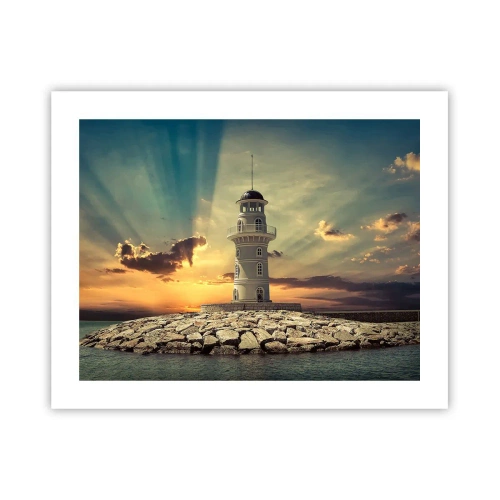 Affiche - Poster - Lumière - Bonté - Beauté - 50x40 cm