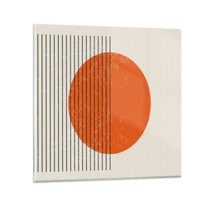 Impression sur verre - Image sur verre - Toujours le soleil - 30x30 cm