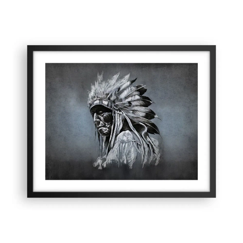 Affiche dans un cadre noir - Poster - Retour aux sources - 50x40 cm