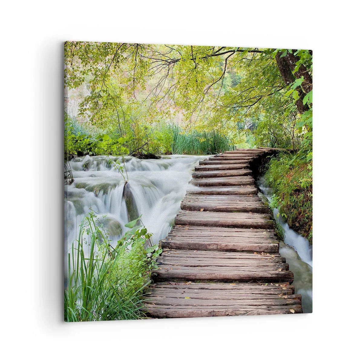Impression sur toile - Image sur toile - L'eau n'est pas si calme - 50x50 cm