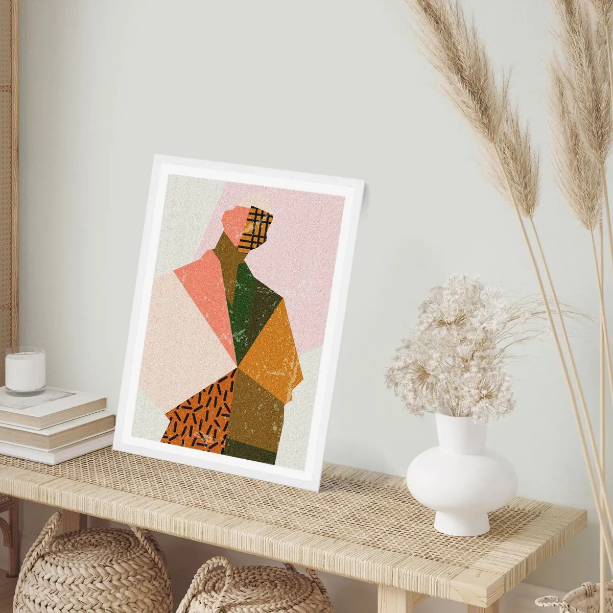 Affiche dans un cadre blanc - Poster - L’homme – un être complexe - 50x70 cm