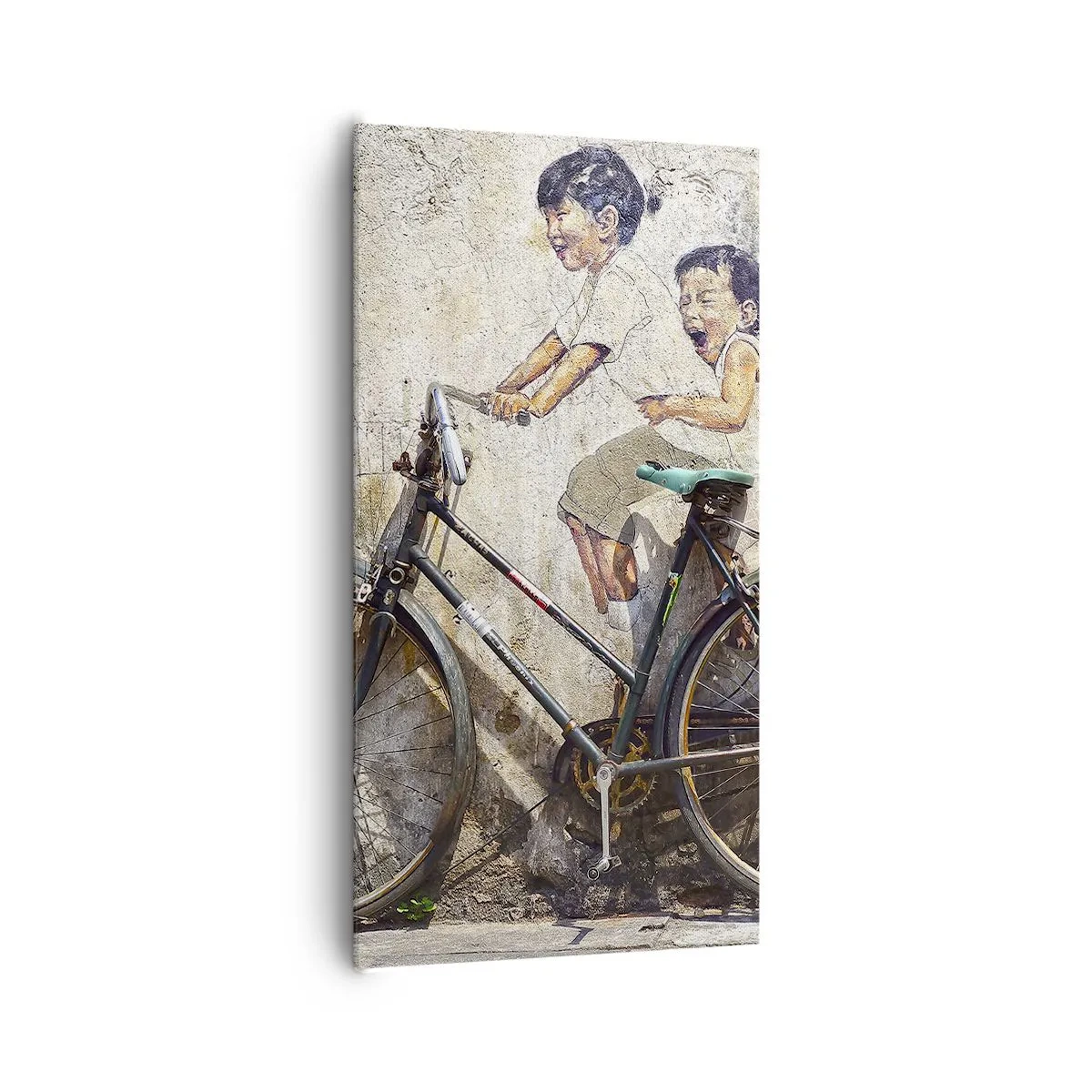 Impression sur toile - Image sur toile - Vrai ou faux? - 65x120 cm