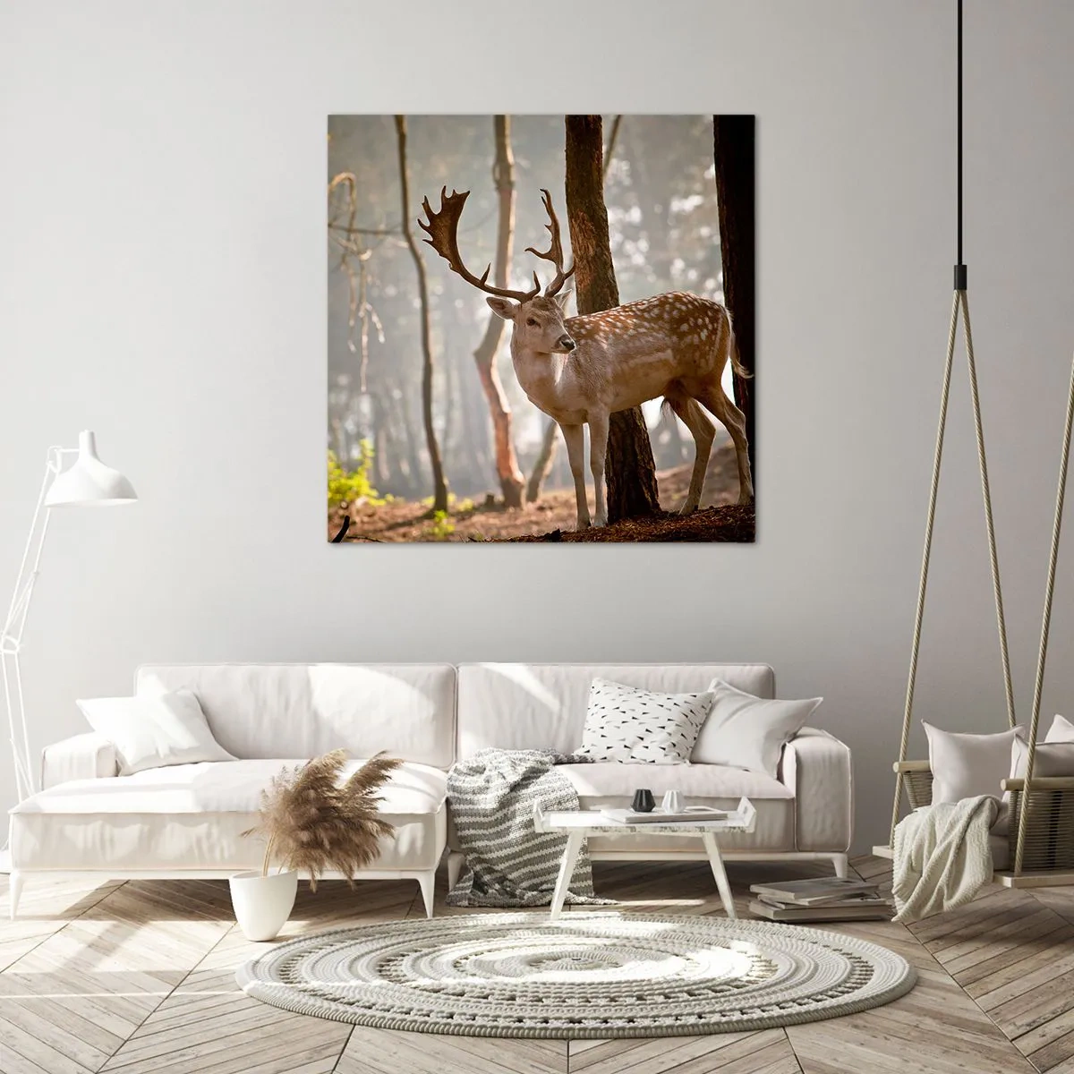 Impression sur toile - Image sur toile - La lumière de la jeunesse - 50x50 cm