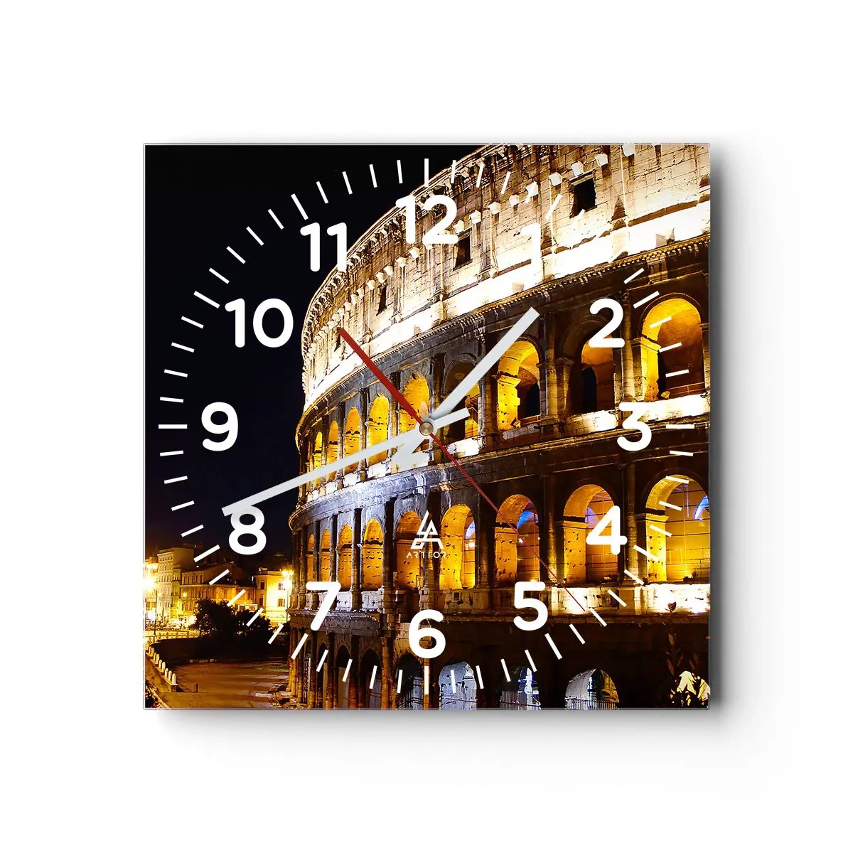 Horloge murale - Pendule murale - Il est temps de commencer les Jeux - 30x30 cm