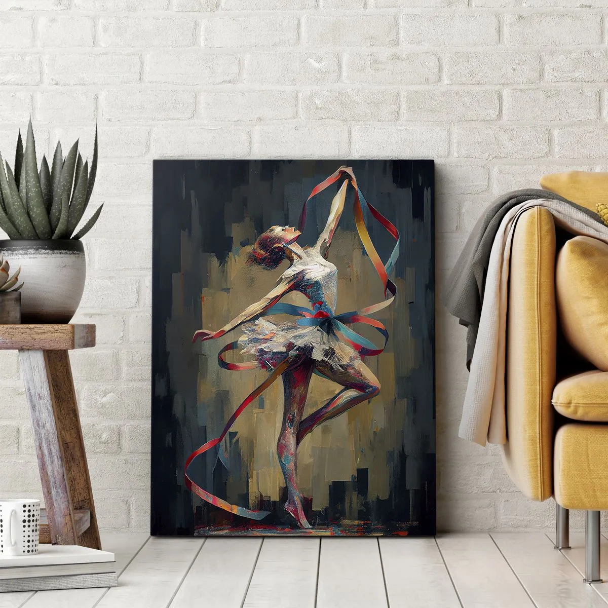 Impression sur toile - Image sur toile - Danse du ruban - 55x100 cm