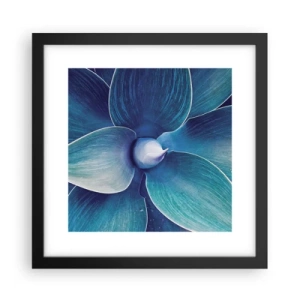 Affiche dans un cadre noir - Poster - Le bleu du ciel - 30x30 cm