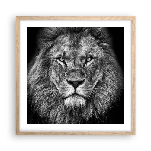 Affiche dans un chêne clair - Poster - En vêtement de sacre - 50x50 cm