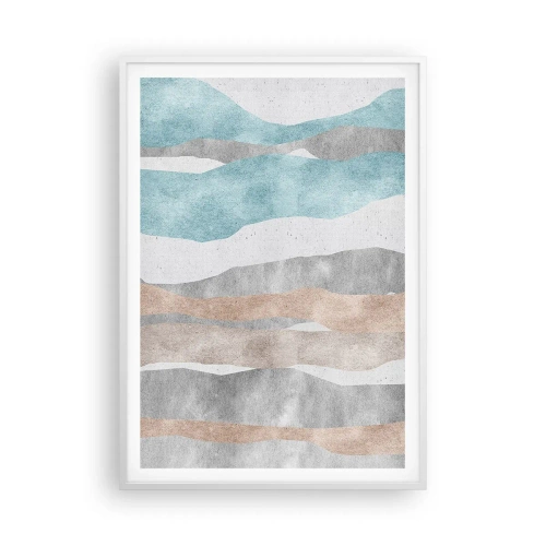 Affiche dans un cadre blanc - Poster - Une étude de proximité - 70x100 cm
