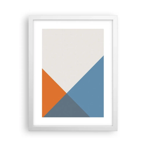 Affiche dans un cadre blanc - Poster - Sous cette angle.... - 30x40 cm