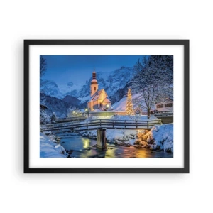 Affiche dans un cadre noir - Poster - L'âme du monde - 50x40 cm