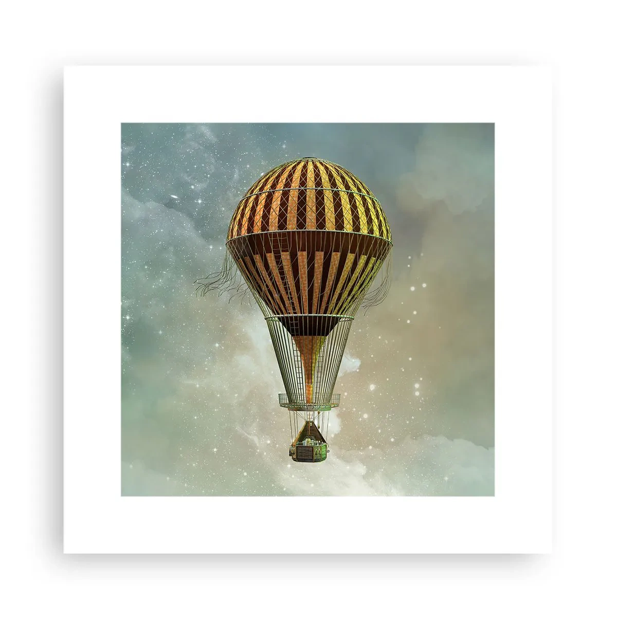 Affiche - Poster - Vols pionniers - 30x30 cm