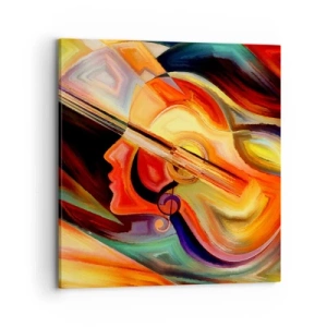 Impression sur toile - Image sur toile - Tout va bien - 70x70 cm