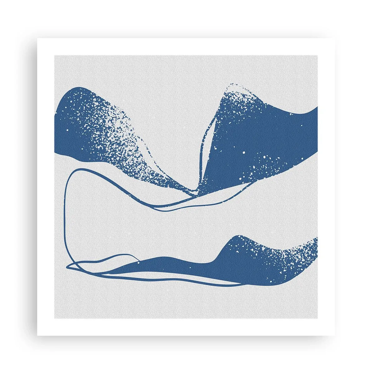 Affiche - Poster - Abstraction ailée - 60x60 cm