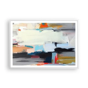 Affiche dans un cadre blanc - Poster - Y a-t-il une méthode ? - 100x70 cm