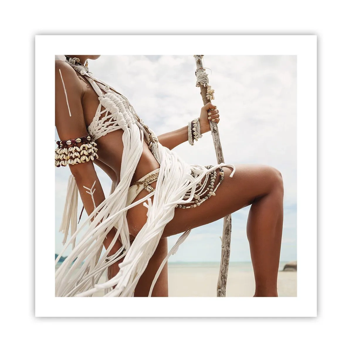 Affiche - Poster - Prêtresse du soleil - 50x50 cm