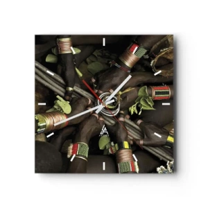 Horloge murale - Pendule murale - Nous sommes ensemble - 40x40 cm