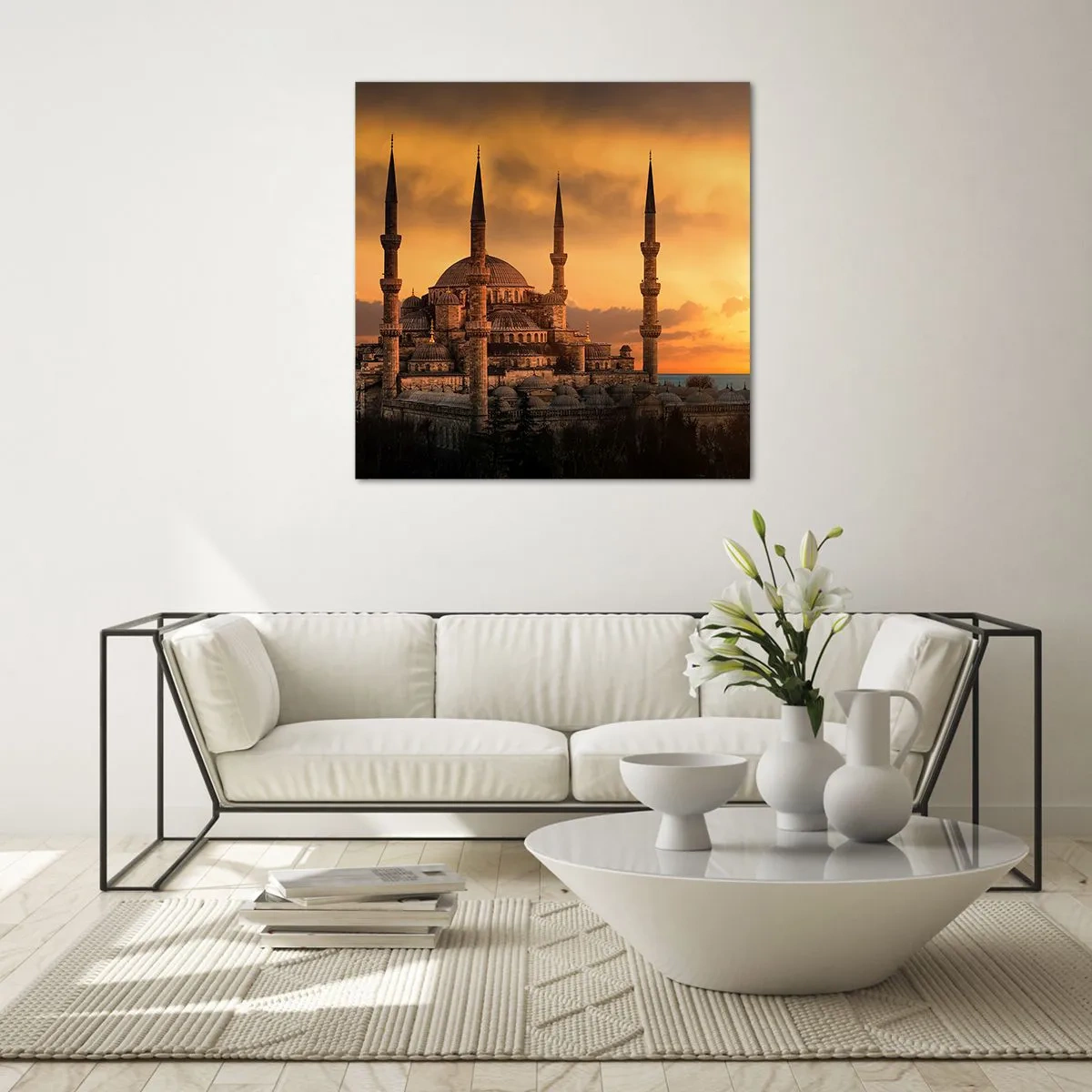 Impression sur verre - Image sur verre - Dieu est grand - 40x40 cm