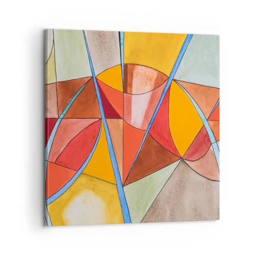 Impression sur toile - Image sur toile - Le carrousel, le carrousel des rêves - 60x60 cm