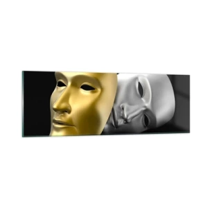 Impression sur verre - Image sur verre - La vie est un théâtre - 90x30 cm