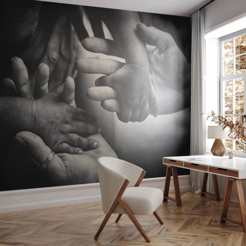 Papier Peint Autocollant Deluxe Sticker - Être humain - Mains, Personnes, Amour - 400x280 cm