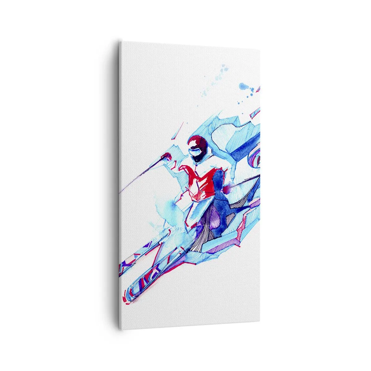 Impression sur toile - Image sur toile - Ruée folle vers la joie - 55x100 cm