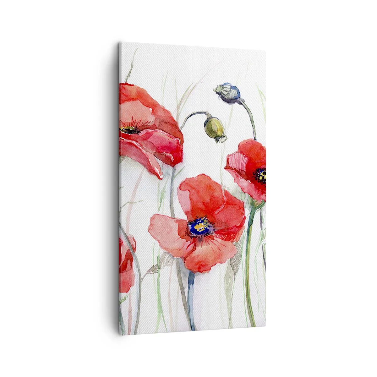Impression sur toile - Image sur toile - Fleurs polonaises - 45x80 cm