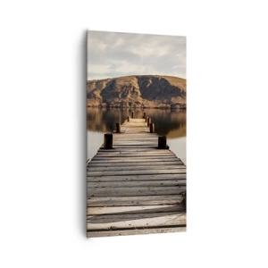 Impression sur toile - Image sur toile - Paysage silencieux - 65x120 cm