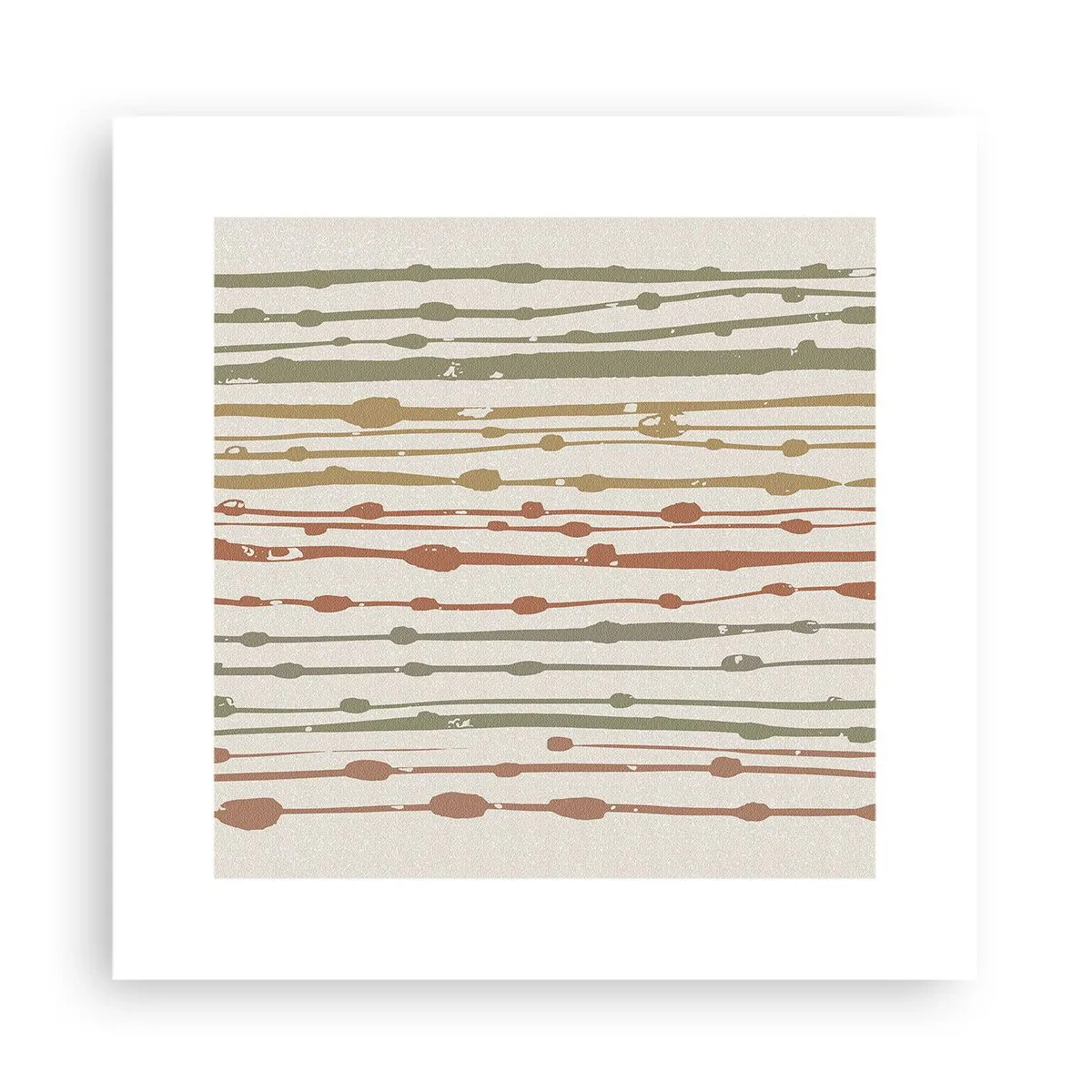 Affiche - Poster - Notation musicale des couleurs - 30x30 cm