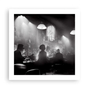 Affiche - Poster - Dans une ambiance jazz - 50x50 cm