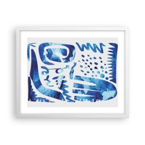 Affiche dans un cadre blanc - Poster - Retour aux racines - 50x40 cm